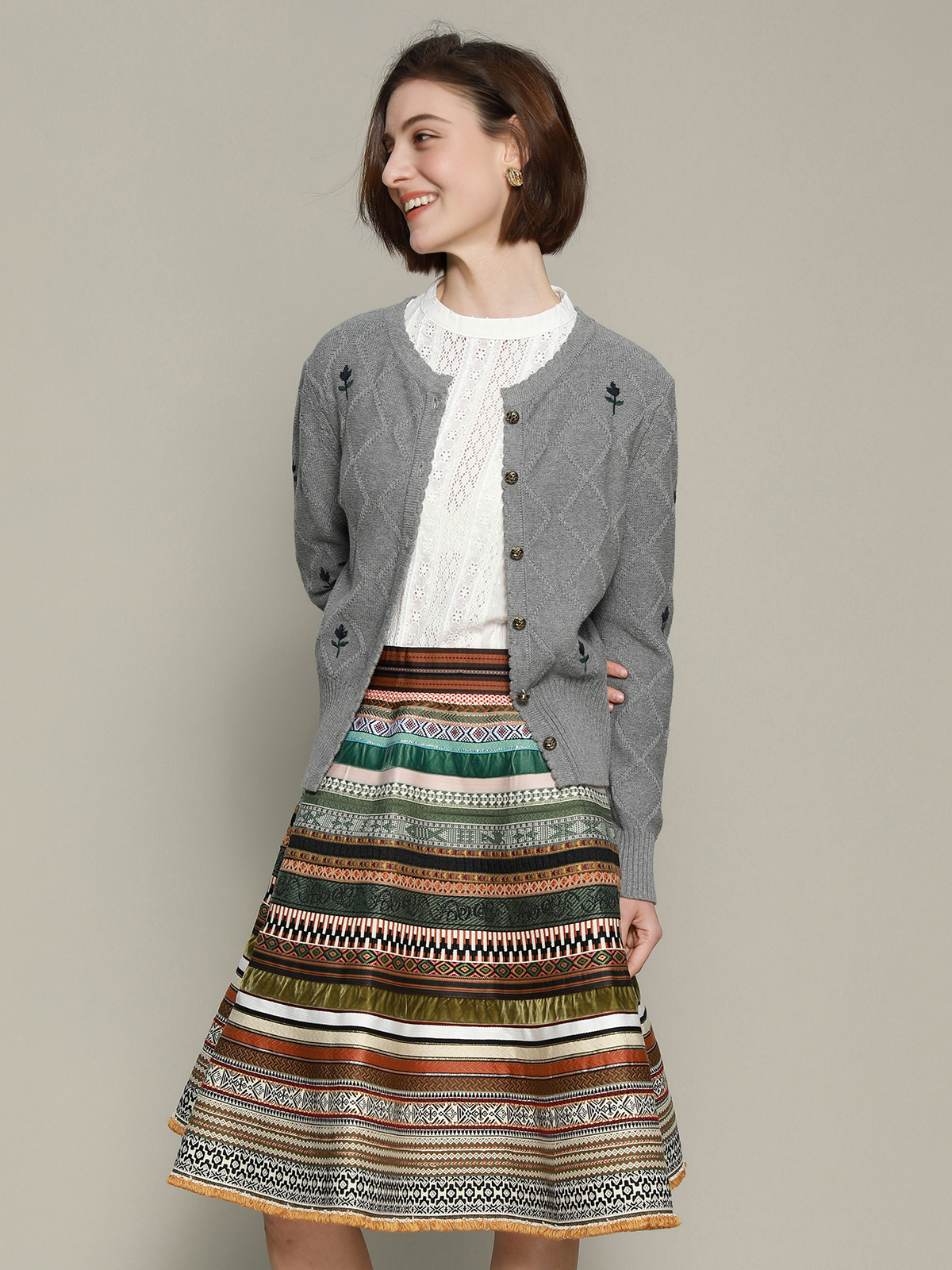 Modernes Dirndl in Grün