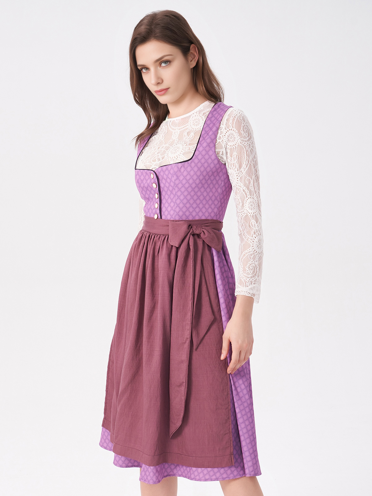 Olivgrünes Dirndl in eleganter Ausführung