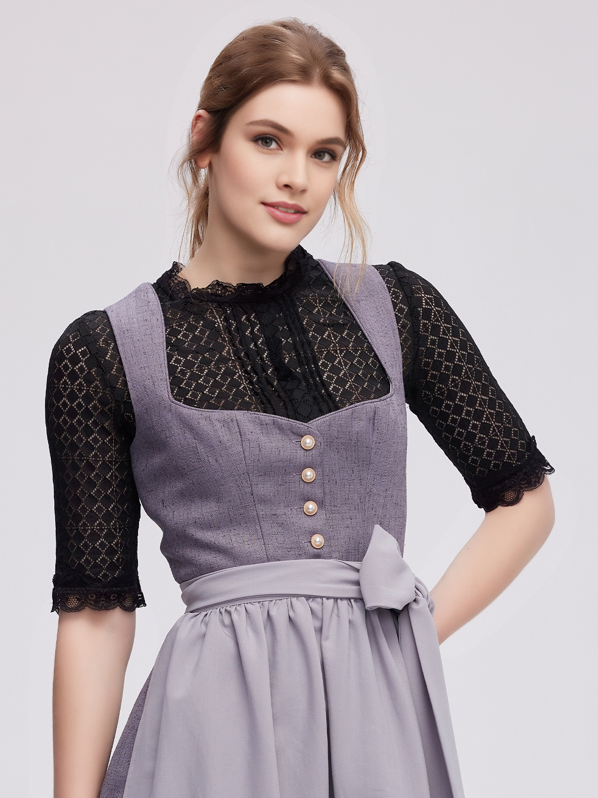 Graues Ja Mei Dirndl mit modernem Design